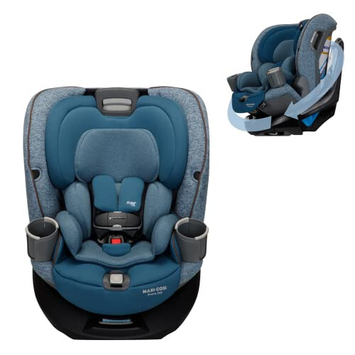 Maxi-Cosi Emme 360 Car Seat: Rotating Car Seat 360, All-in-One Convertible, Car Seat 360 Rotation, Swivel Car Seat in Pacific Wonder - 1