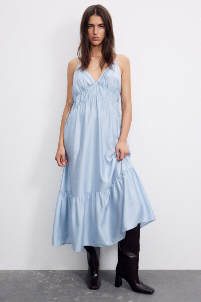 Maxi Dress with Tie Detail - 2