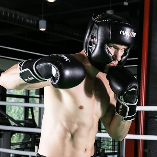 MaxxMMA Headgear L/XL Boxing MMA Training Kickboxing Sparring Karate Taekwondo - 4