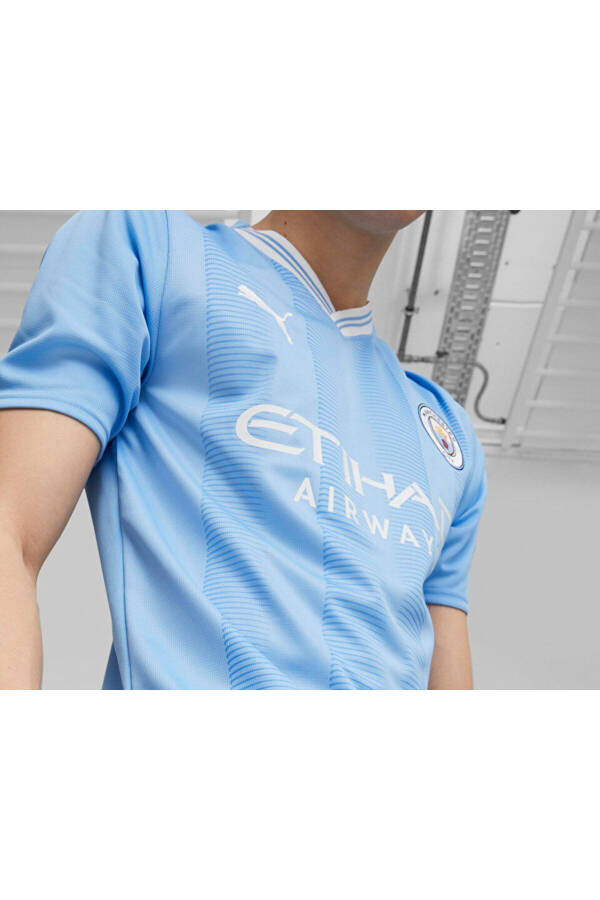 Mcfc Home Jersey Men's Football Manchester City Kit 77043801 Blue - 5