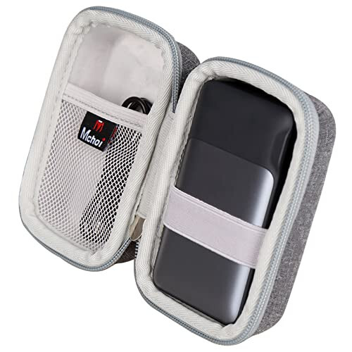 Mchoi Hard Carrying Case Fits for Anker 733 Power Bank 10,000mAh (GaNPrime PowerCore 65W), Shockproof Waterproof Grey Travel Charger Protective Case, Case Only - 2