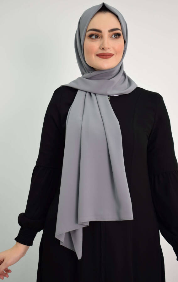 Medina Silk Shawl MC1115 Gray - 8