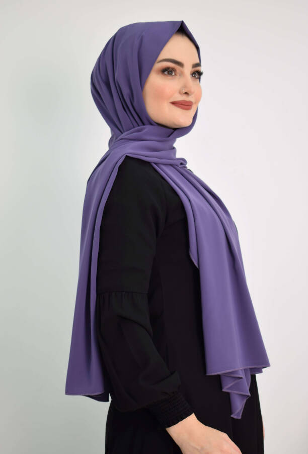 Medina Silk Shawl MC1115 Lilac - 7