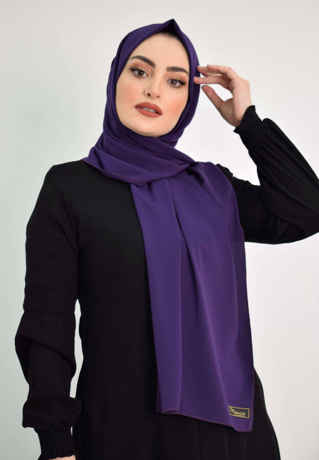 Medina Silk Shawl MC1115 Purple - 2