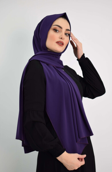 Medina Silk Shawl MC1115 Purple - 3