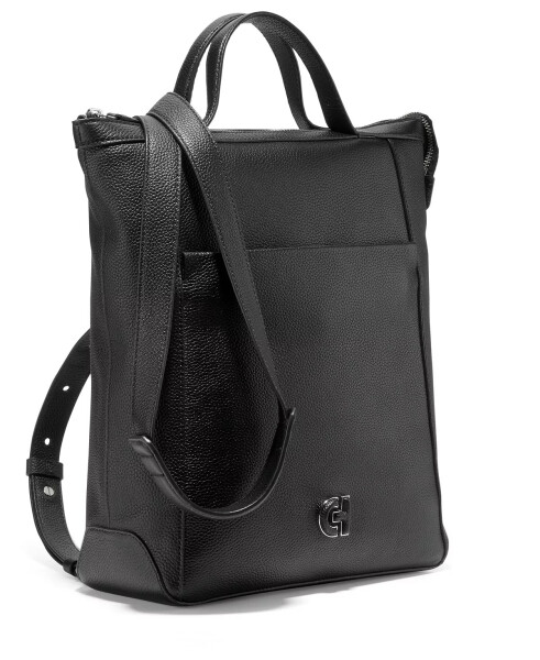 Medium Grand Ambition Convertible Leather Backpack Black - 3