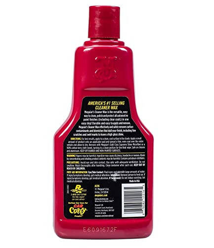 Meguiar's Temizleyici Balmumu - Sıvı Araba Balmumu, Temizler, Parlatır ve Korur - Kullanımı Kolay, Uzun Süreli Parlaklık - 473 ml - 3