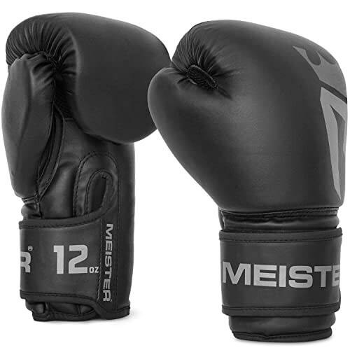 Meister [Critical] Boxing Gloves - Ergonomic High-Density Training Gloves - 8/12/16 Ounce - 1