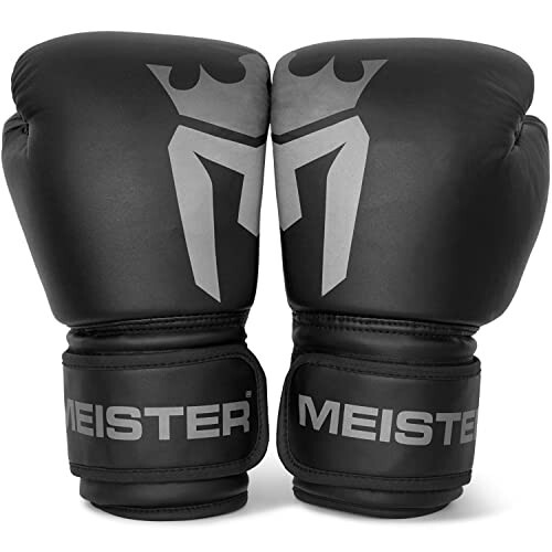 Meister [Critical] Boxing Gloves - Ergonomic High-Density Training Gloves - 8/12/16 Ounce - 2