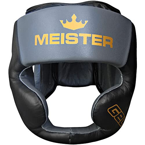 Meister Gel Tam Yüz Eğitim Baş Koruyucusu MMA, Boks ve Muay Thai için - Siyah/Kömür - XX-Büyük - 3