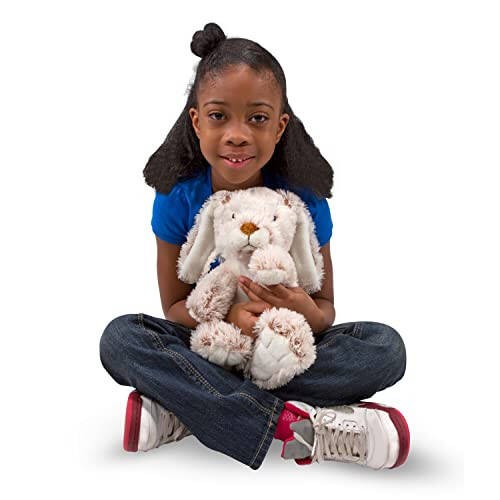 Melissa & Doug Burrow Bunny quyon plush o'yinchoq (9 dyuym) - 33