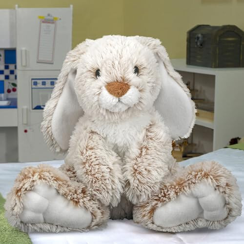 Melissa & Doug Burrow Bunny quyon plush o'yinchoq (9 dyuym) - 16