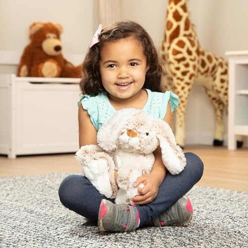 Melissa & Doug İncik Tavşan Peluş Hayvan (9 inç) - 32