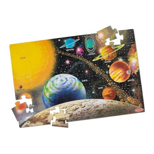 Melissa & Doug Quyosh Sistemasi Pol Zaminli Puzzle (48 dona, 2 x 3 fut) - FSC Sertifikatlangan - 7