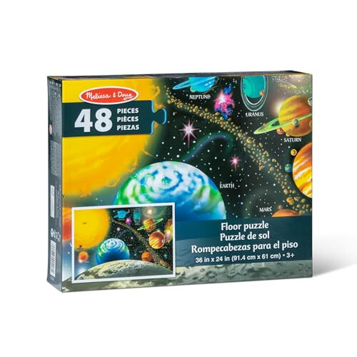 Melissa & Doug Quyosh Sistemasi Pol Zaminli Puzzle (48 dona, 2 x 3 fut) - FSC Sertifikatlangan - 9