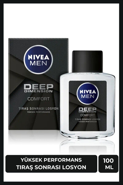 MEN Aftershave Lotion Deep Dimension Comfort 100ml, Masculine Scent, High Performance - 1