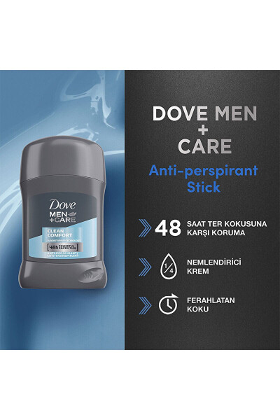 Men Clean Comfort Erkaklar uchun Stick Deodoranti 50 ml - 4