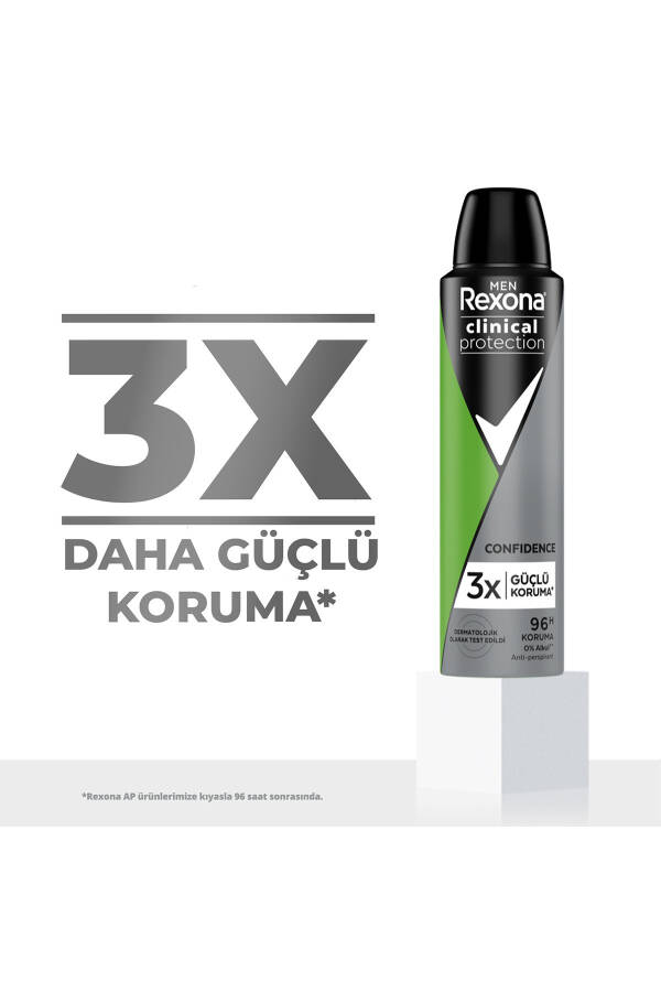 Men Clinical Protection Erkek Sprey Deodorant Confidence 96 Saat Koruma 150 ml - 17