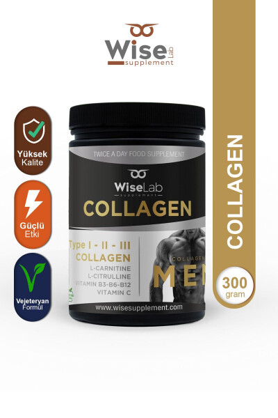 Men Collagen 300gr Type 123 L-carnitine L-citrulline - 1