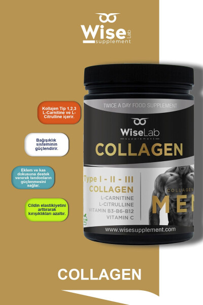 Men Collagen 300gr Type 123 L-carnitine L-citrulline - 2