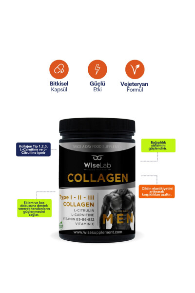 Men Collagen 300gr Type 123 L-carnitine L-citrulline - 6