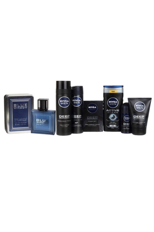 Men Deep Dimension Teri Parvarish To'plami + Blue Window Edt 100 Ml Erkaklar Uchun Atir - 1