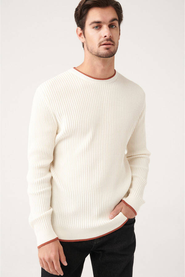 Men Ecru Knit - 9