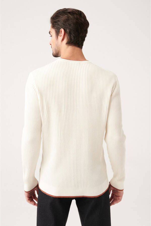 Men Ecru Knit - 10