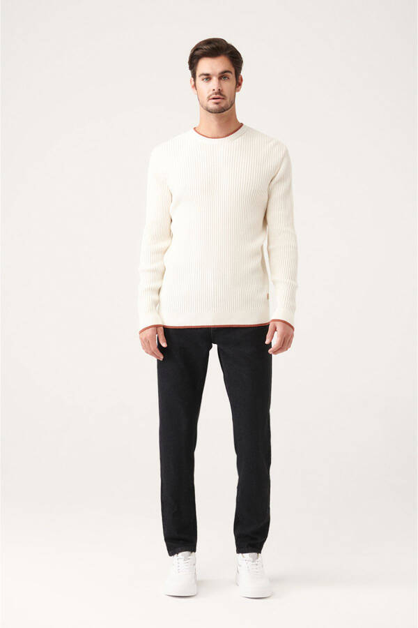 Men Ecru Knit - 6