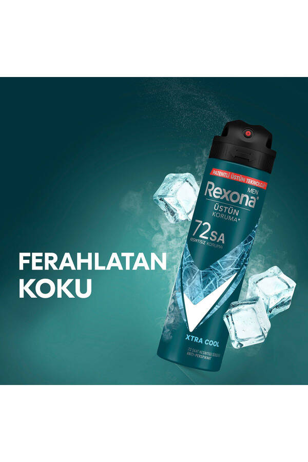 Men Erkaklar uchun Sprey Deodorant Xtra Cool 72 soat uzluksiz ustun himoya 150 ml X3 - 21