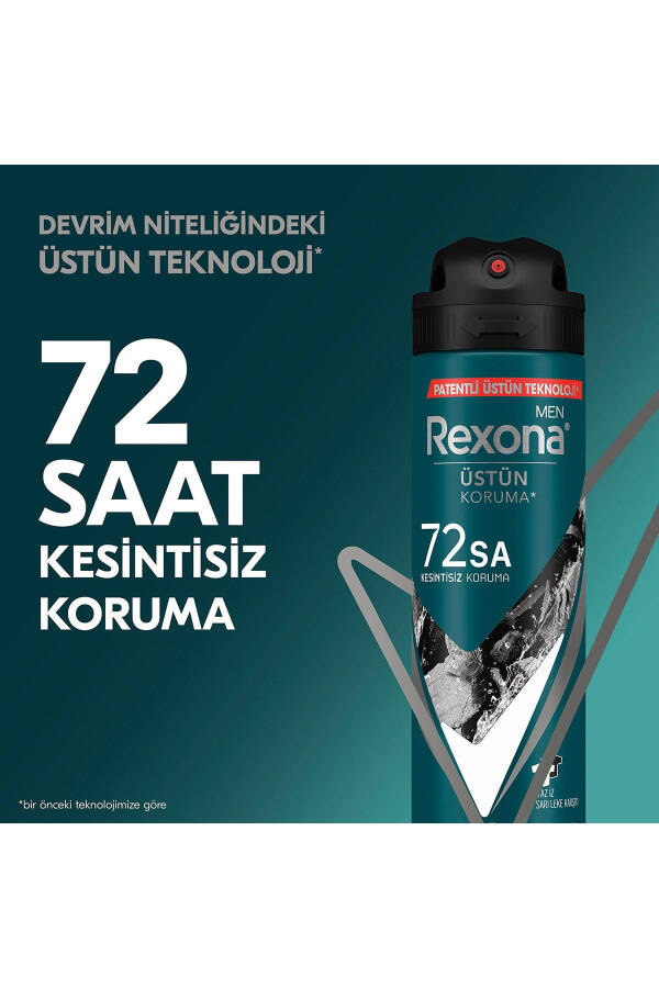 Men Erkek Sprey Deodorant Kömür Detox 72 Saat Kesintisiz Üstün Koruma 150 ml X3 - 3