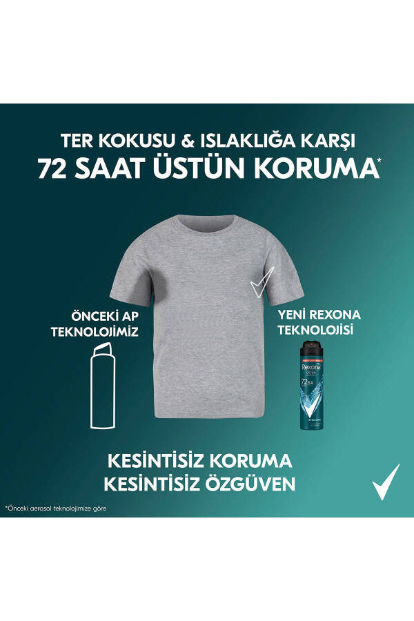 Men Erkek Sprey Deodorant Xtra Cool 72 Saat Kesintisiz Üstün Koruma 150 ml X3 - 23