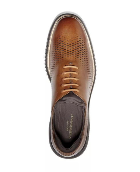 Men's 2.Zerogrand Laser Wing Oxford Shoes British Tan, Java - 5