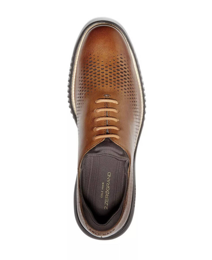 Men's 2.Zerogrand Laser Wing Oxford Shoes British Tan, Java - 5