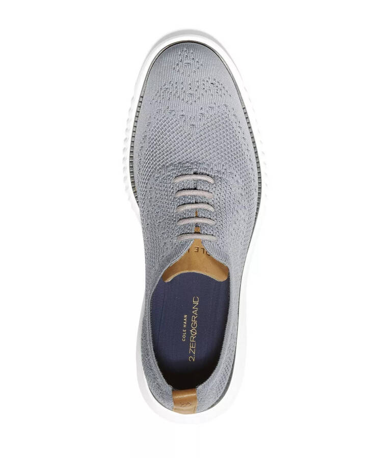 Men's 2.Zerogrand Stitchlite Oxford Shoes White, Ironstone - 5