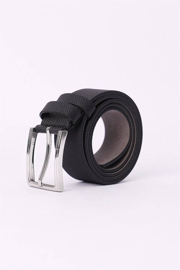 Men's 3.5 Cm Classic Black Belt - 1