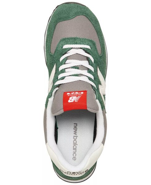 Men's 574 Casual Sneakers from Finish Line - Green, Cream - 4