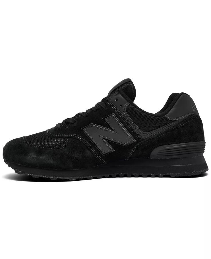 Men's 574 Casual Sneakers from Finish Line Triple Black - 28