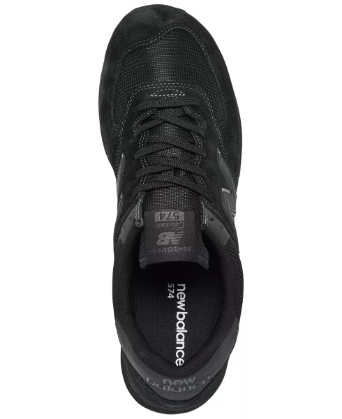 Men's 574 Casual Sneakers from Finish Line Triple Black - 30