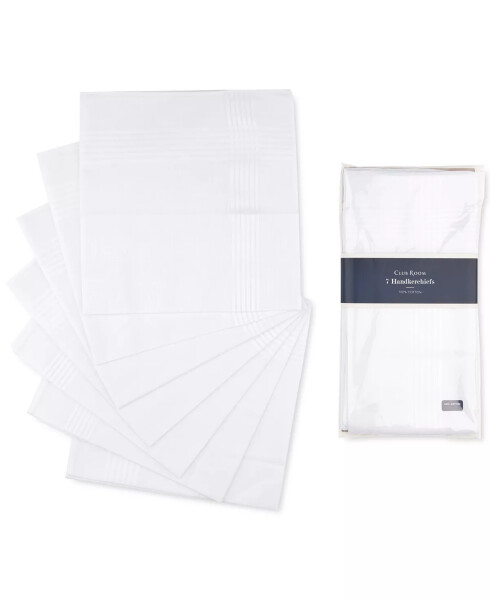 Men's 7-Pc. Cotton Handkerchiefs White - 2