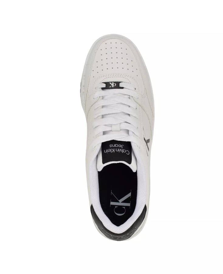 Men's Acre Lace-Up Casual Sneakers White, Black - 4