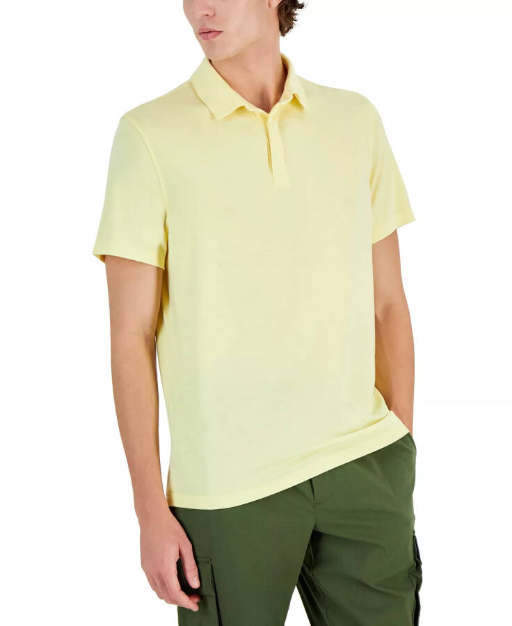 Men's AlfaTech Stretch Solid Polo Shirt, Created for Modazone Soft Sun - 1