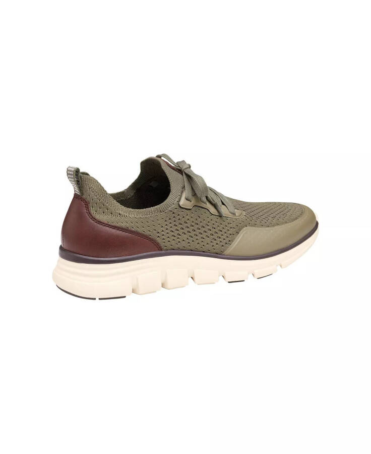 Men's Amherst Lug Sport Lace-up Sneakers Olive Knit - 2