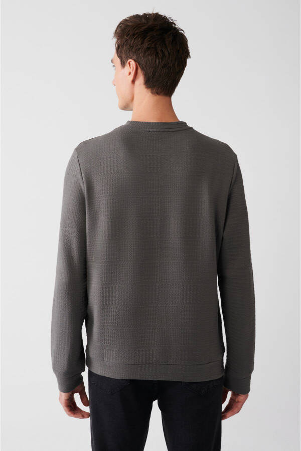 Men's Anthracite Crewneck Sweatshirt - 4