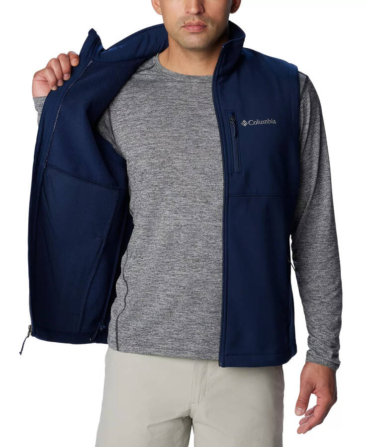 Men's Ascender Full-Zip Soft Shell Vest Collegiate Navy - 2