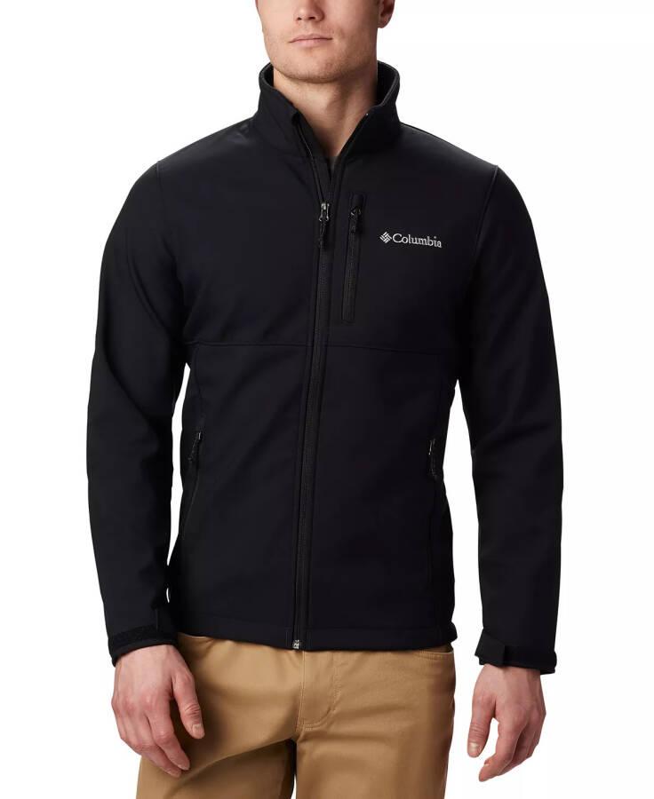 Men's Ascender Water-Resistant Softshell Jacket Black - 1