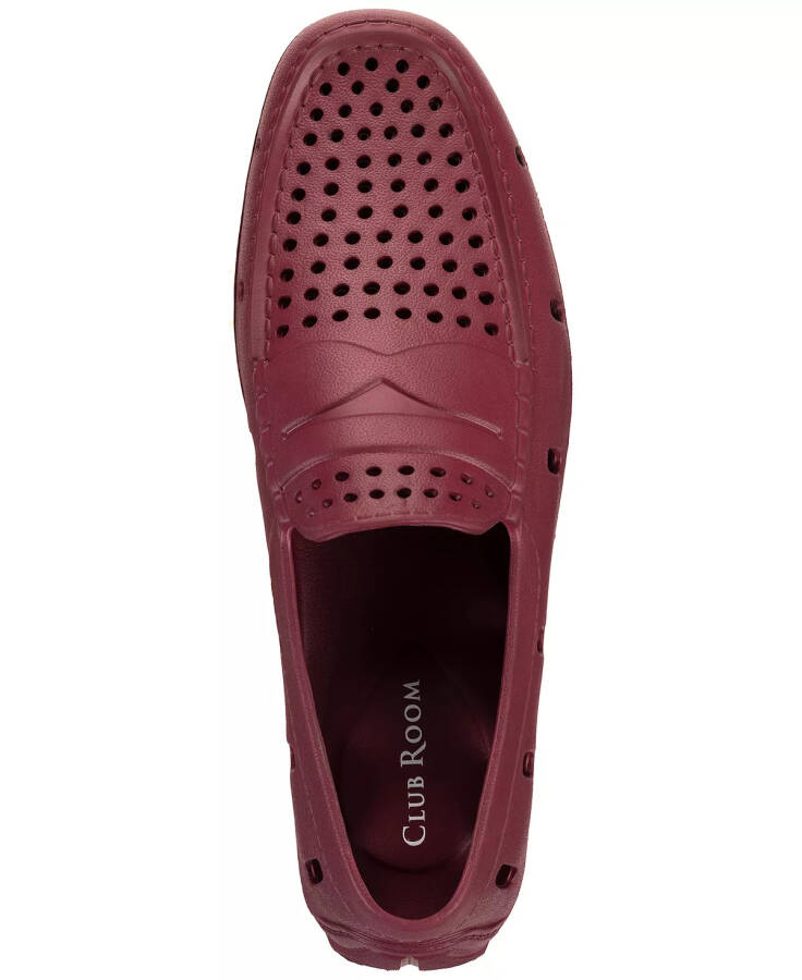 Men's Atlas Perforated Driver, Created for Modazone Burgundy - 9