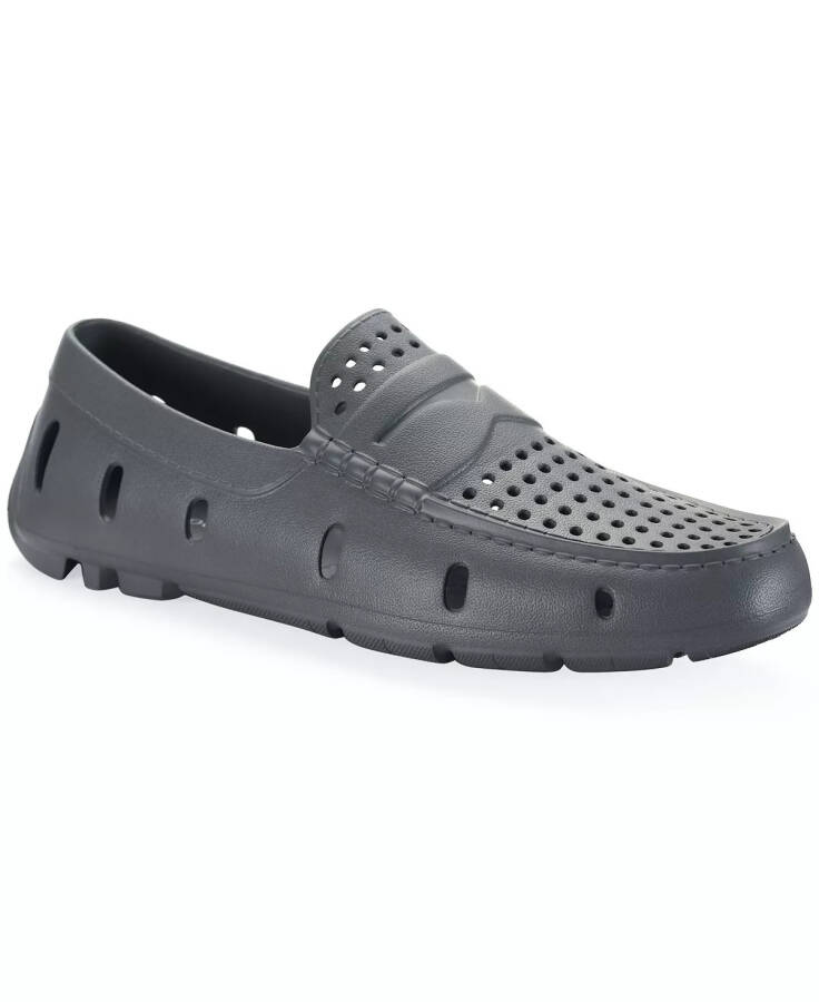 Men's Atlas Perforated Driver, Created for Modazone Grey - 1