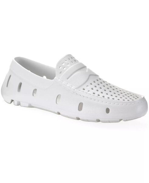 Men's Atlas Perforated Driver, Created for Modazone White - 6