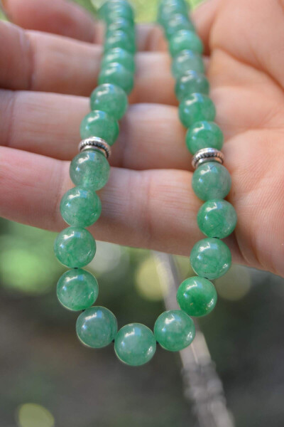 Men's Aventurine Natural Stone Prayer Beads - 2